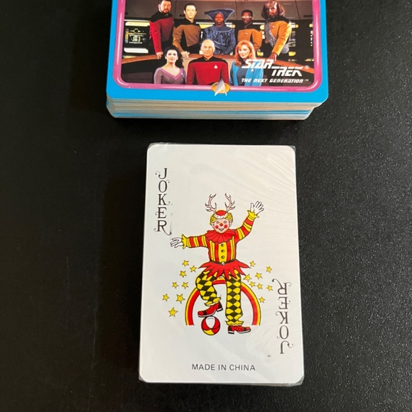 Star Trek: The Next Generation Double Deck Playing Card Set in Tin & Orig. Box - Picture 3 of 16